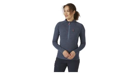 women s half zip fleece rab nexus blue von Rab