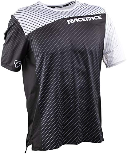 Race Face M Indy Jersey Short-Sleeve Schwarz, Herren T-Shirt, Größe XL - Farbe Black von Race Face