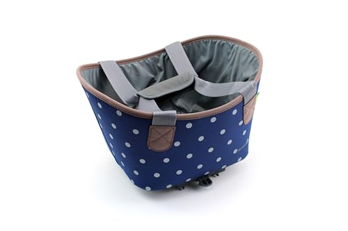 Racktime Unisex – Erwachsene Agnetha Gepäckträgertasche, blau, Einheitsgröße von Racktime