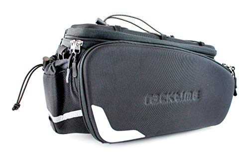 Racktime Unisex – Erwachsene Odin Fahrradtasche, schwarz, 13 L + 10 L von Racktime