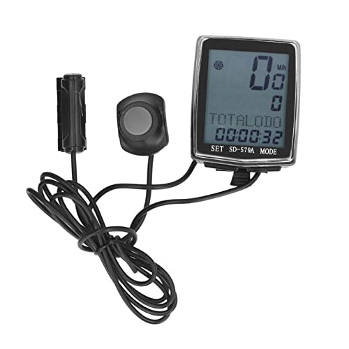 Fahrrad-Tachometer, Fahrradcomputer, kabelgebunden, wasserdicht, Leistungsschätzung, Hintergrundbeleuchtungsanzeige zur Erkennung von Raguso
