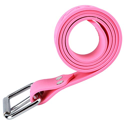 Tauchzubehör Tauchgewicht Gürtel 1 Stück Pink mit Schnellverschluss-Schnalle für Damen und Herren (Tauchgürtel) von Raguso