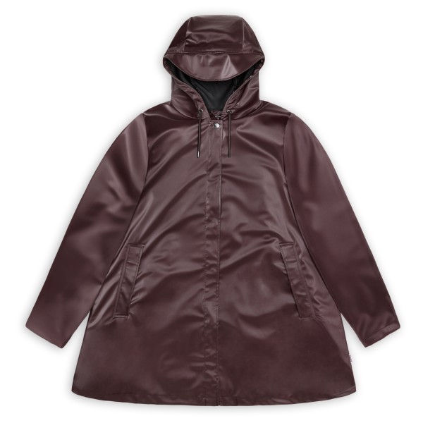 Rains - Women's A-Line W Jacket W3 - Regenjacke Gr L braun von Rains
