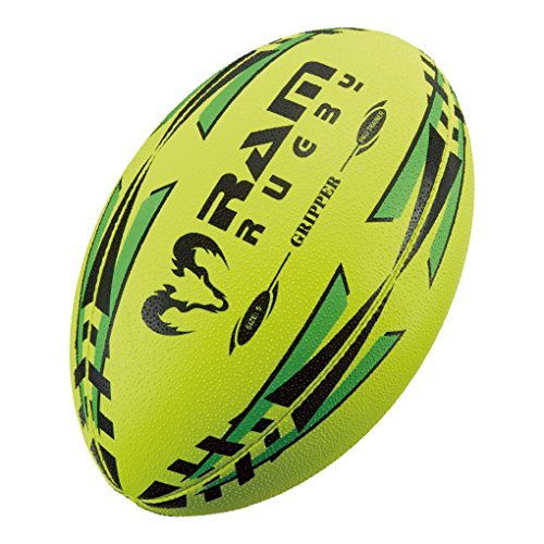 RAM Rugby Profi Training Rugbyball - 3d-grip - Absolute top-Produkt rugby bälle. Die nr. 1 in England (Fluor, 5) von RAM ONLINE