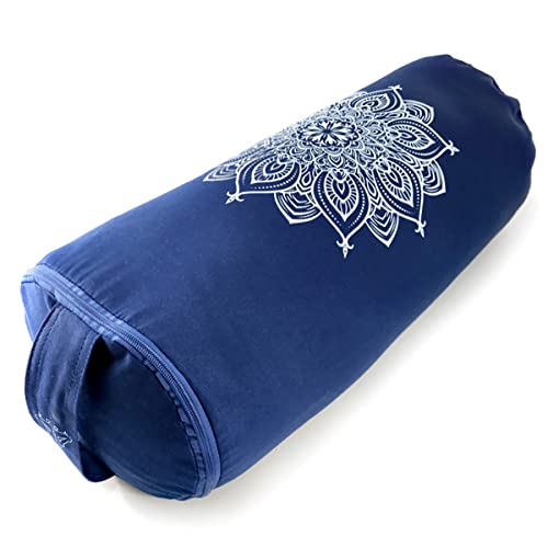 Rama Yoga Mandala Meditation-Bolster - blau von RamaYoga