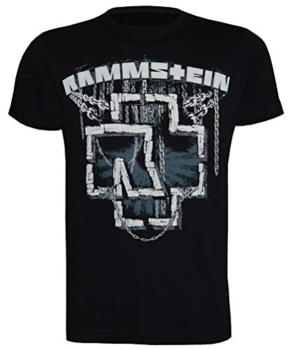 Rammstein Herren Ketten Tee T-Shirt, Black, M von Rammstein