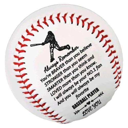 Ranley Baseball-Goodies für das Team, Baseball-Goodie-Bags, Gastgeschenke | Gravierter Baseball mit Segen,Jubiläums-Andenken, Partygeschenk für Enkel, Team, Spieler, Vatertag von Ranley