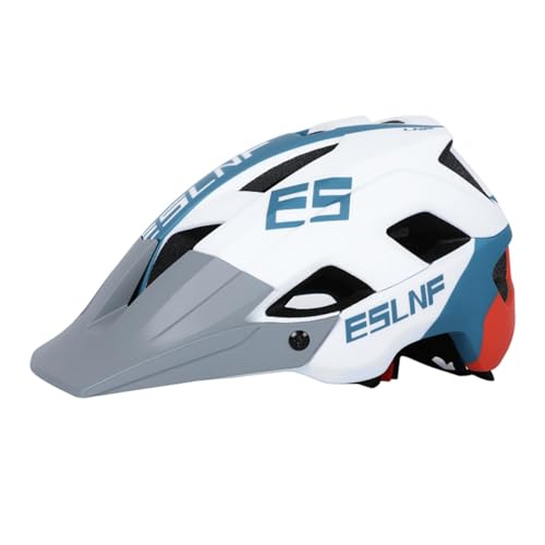 Ranley Fahrradhelme,Helme für Erwachsene - Fahrrad-Kopfbedeckung mit Abnehmbarer Krempe - Schützende, atmungsaktive Helme, stoßdämpfend, für Rennrad-, E-Bike- und Mountainbike-Abenteuer von Ranley