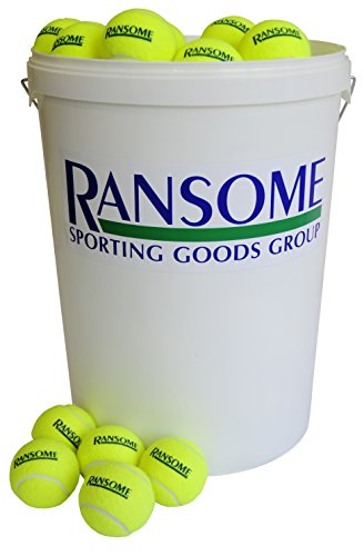Ransome Sporting Goods 96 Tennisbälle mit Eimer, grün/weiß von Ransome Sporting Goods