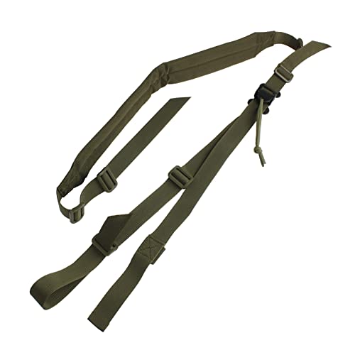 Ranstac 2 Punkt Gewehrriemen Verstellbare Länge Gewehrgurt Gun Sling mit Schnellverschluss Seil ZSQD-03 MEHRWEG (Armygrün) von Ranstac