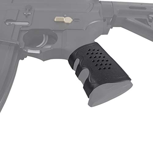 Ranstac Taktischer Gummi-Pistolengriff-Handschuh Anti-Rutsch-Universal für Glock 17/19/20/21/22/23/31/32/34/35/37/38 WBJT-01 (Schwarz) von Ranstac