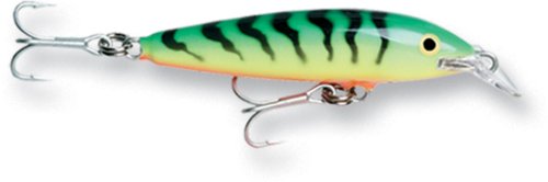 Rapala - Countdown Magnum Angelköder - Angelzubehör mit Abachiholz-Konstruktion - Salzwasser Spinnköder - Lauftiefe 5.4-6.3m - Fischköder 18cm, 70g - Hergestellt in Estland - Firetiger von Rapala