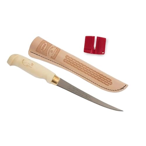 Rapala Knife 15cm Blist + Sharpener - Filetiermesser, Messer für Angler, Anglermesser, Angelmesser von Rapala