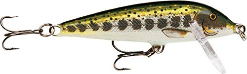 Köder mit Haken Zwei Nr.10,0.9-1.8m Schwimmtiefe,5cm Größe, Muddler von Rapala