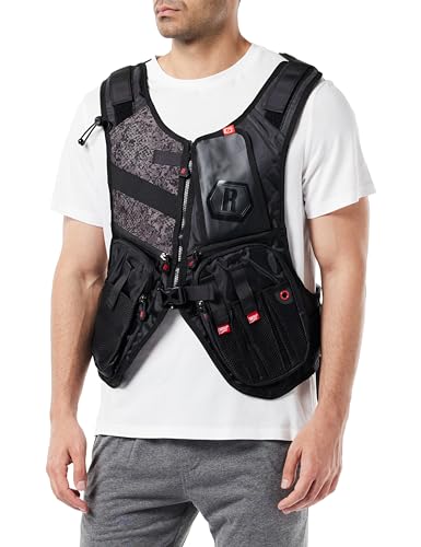 Rapala Unisex - Angelweste Urban Vest Pack Mit Integriertem Angelrucksack Für Angelzubehör Touchscreen Jacke, Camo Schwarz, M EU von Rapala