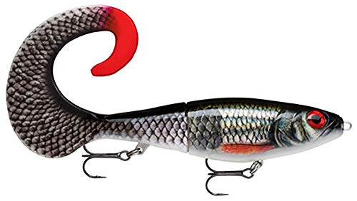 Rapala Unisex-Adult X-Rap Otus Angelköder-Kunstköder mit ABS-Körper und weichem PVC-Fischschwanz-Süßwasser Spinnköder-Lauftiefe 0.5-1m-Fischköder 17cm, Hergestellt in Estland-Live Roach, 17 cm / 40g von Rapala