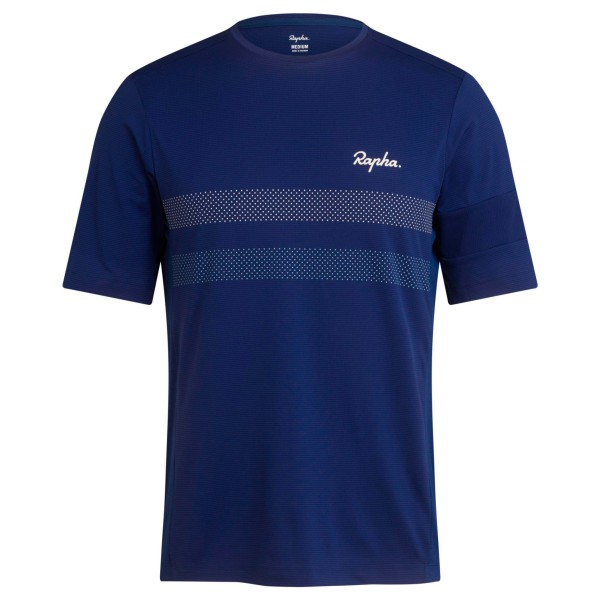 Rapha - Explore Technical T-Shirt - T-Shirt Gr L;M;XL;XXL blau;schwarz von Rapha