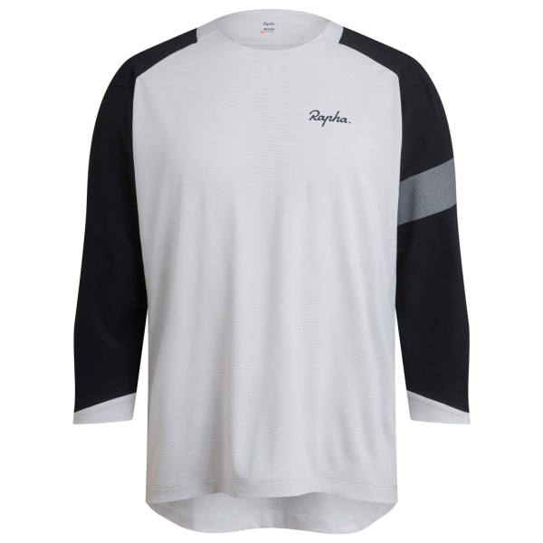 Rapha - Trail 3/4 Sleeve Jersey - Radtrikot Gr M grau von Rapha