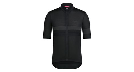 rapha brevet lightweight jersey kurzarm trikot schwarz herren von Rapha