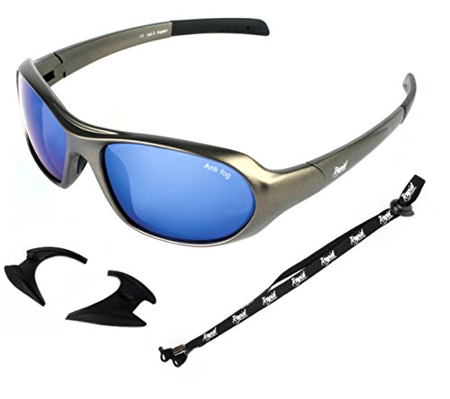 Rapid Eyewear Aspen blau verspiegelt Sport Sonnenbrille und brillenband - Perfekte Klettern Brille, Gletscherbrille, Skibrille und Snowboardbrille. UV Schutz 400. Für Herren und Damen von Rapid Eyewear