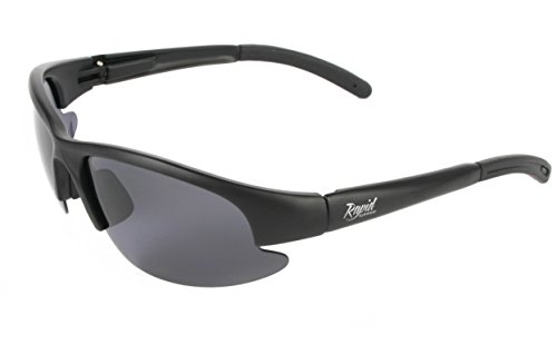 Rapid Eyewear ‘Catch Pro Solo’ ANGLERBRILLE für Herren. Polarisationsbrille Angeln mit UV400 Schutz. Sonnenbrille für Fliegenfischen, karpfenfischen, Forellenfischen etc. von Rapid Eyewear