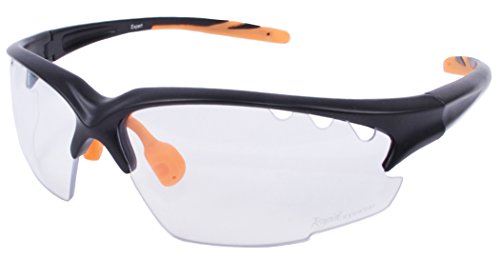 Rapid Eyewear ‘Expert Clear’ FAHRRADBRILLE KLAR GLÄSER für Damen und Herren. Radsportbrille mit Transparent Anti Nebel Linsen. UV400 Schutz Brille. Für Rad, Mountainbike, Laufen, schieß usw. von Rapid Eyewear