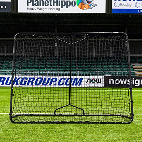 RapidFire Mega Fußball Rebounder/Verstellbares Fußball-Rebound-Netz (Klein oder Groß) (Klein (1,5m x 1,8m)) von RapidFire