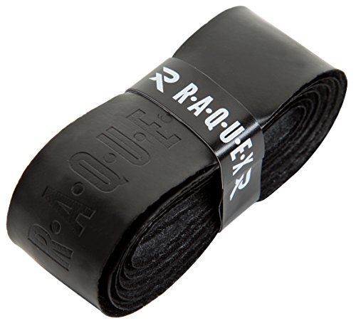 Raquex Enhance Ersatz-Griffband: Griffband geeignet für Tennis-, Padel, Badminton- und Squashschläger. 14 Farben. Hochwertiges, selbsthaftendes Griffband für Tennisschläger (Schwarz, 1 Griffband) von Raquex