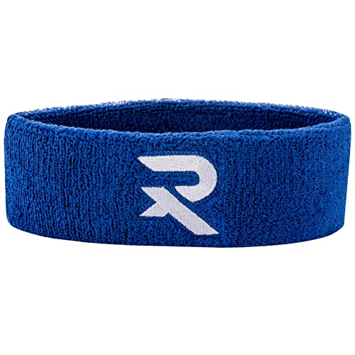 Raquex Stirnbänder und Armbänder. Dehnbares Baumwollmaterial. Gute Passform (Blaues Stirnband) von Raquex