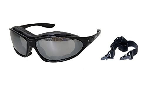 RAVS SPORTBRILLE Skibrille Sonnenbrille inkl. Band, BÜGEL; und SOFTBAG von Ravs TRC