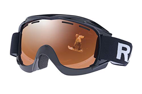Ravs Kontrastverstärkte Skibrille Schutzbrille Snowboardbrille Doppelglas Helmkompatibel von Ravs