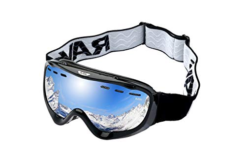 Ravs SNOWBOARDBRILLE Strong Silver - Skibrille Goggle - von Ravs