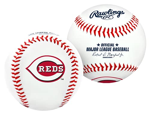 Rawlings Baseball, mit MLB-Teamlogo, weiß von Rawlings