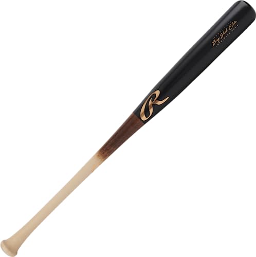 Rawlings Big Stick Elite Baseballschläger aus Holz, I13-Schwarz/Natur, 34" von Rawlings