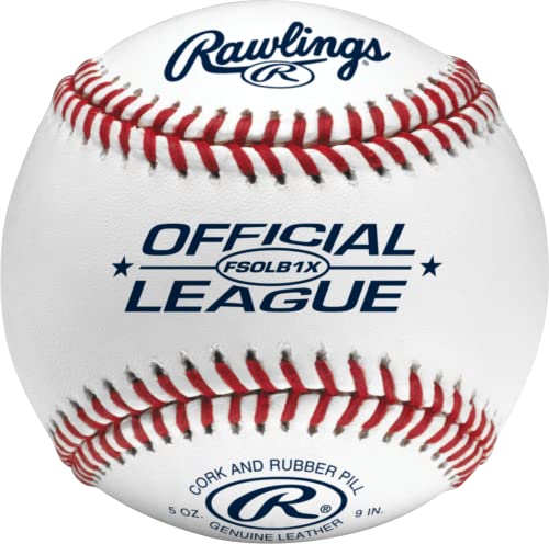 Rawlings FSOLB1X Baseball mit Flacher Naht, 12 Stück von Rawlings