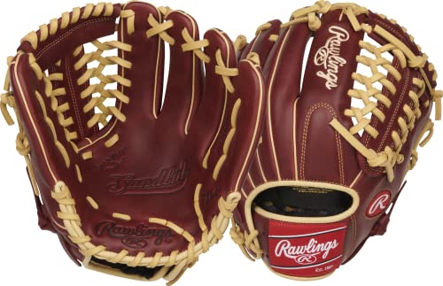 Rawlings Sandlot Series Baseball-Handschuh, Leder, modifiziert, 29,5 cm, für Rechtshänder von Rawlings