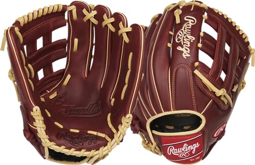Rawlings Sandlot Series Leather Pro H Web Baseballhandschuh, für rechte Hand, 31,5 cm, normal von Rawlings
