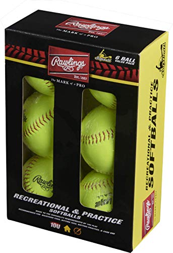 Rawlings Unisex Baseballbälle Softbälle, Einheitsgröße, Mehrfarbig von Rawlings