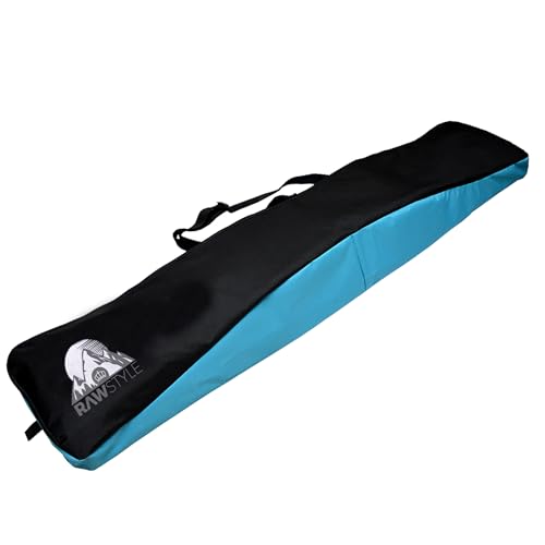 Rawstyle Snowboard Tasche, Boardbag, Snowboardbag, 170cm, XXL (schwarz-türkis) von Rawstyle