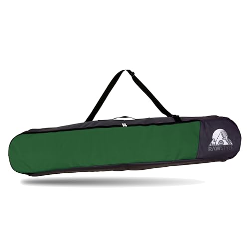 Rawstyle Snowboard Tasche, Boardbag, Snowboardbag, Modell 2 (dunkelgrün (130cm)) von Rawstyle