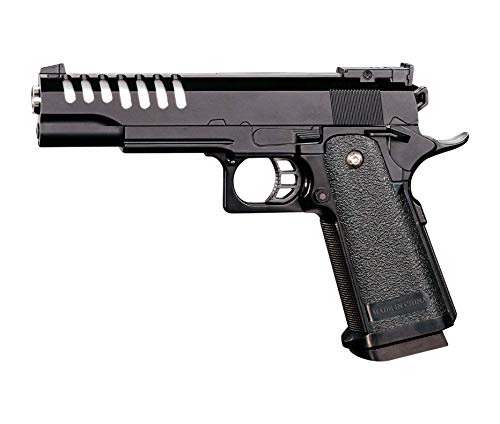 6mm 22cm 450g Farbe: Schwarz Softair Pistole Voll Metall Rayline RV16 1:1 