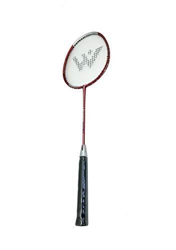 Rayline Sport Serie - Badminton Schläger BD001 für Erwachsene (Farbe: Rot), Gesamtlänge: ca. 66 cm - Gewicht: 100g / passend für Anfänger und Gelegenheitsspieler von Rayline Sport Serie