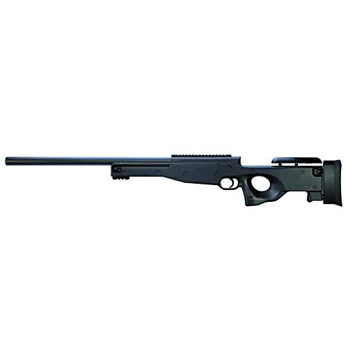 Rayline M59A Softair Gewehr Sniper (Manuell Federdruck), Material: ABS (Stoßfest), Nachbau im Maßstab 1:1, Länge: 100cm, Gewicht: 2100g, Kaliber: 6mm, Farbe: Schwarz - (unter 0,5 Joule - ab 14 Jahre) von Rayline