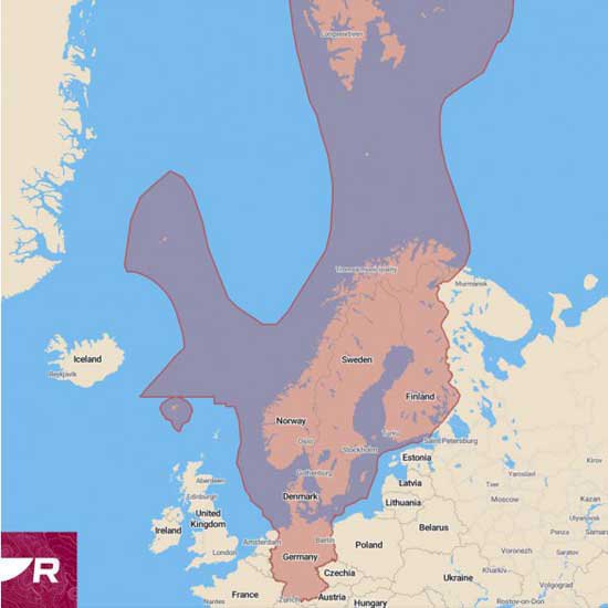 Raymarine Lighthouse Sd 32gb Preloaded Northern Europe Chart Blau von Raymarine