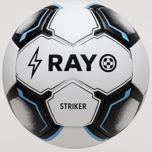 Rayo Striker 32 Panel Machine Stitched Football of Size 5 | Material : TPU | Multicolor | for Training in Clubs, Leagues and Academies Level Professional Matches von Rayo