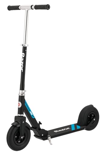 Razor A5 Air Kick Scooter für Kinder ab 8 Jahren – extra langes Deck, 20,3 cm pneumatische Gummiräder, faltbar, Anti-Rassel-Lenker, für Fahrer bis zu 100 kg von Razor