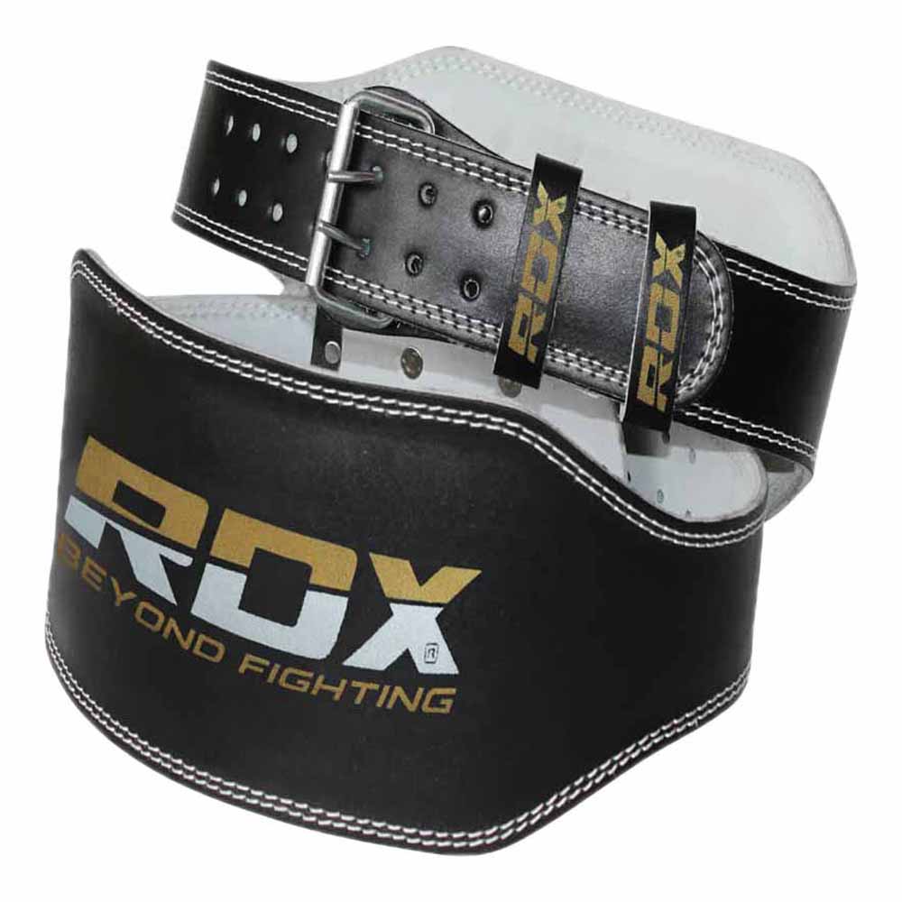 Rdx Sports Belt 6´´ Leather Schwarz 2XL von Rdx Sports