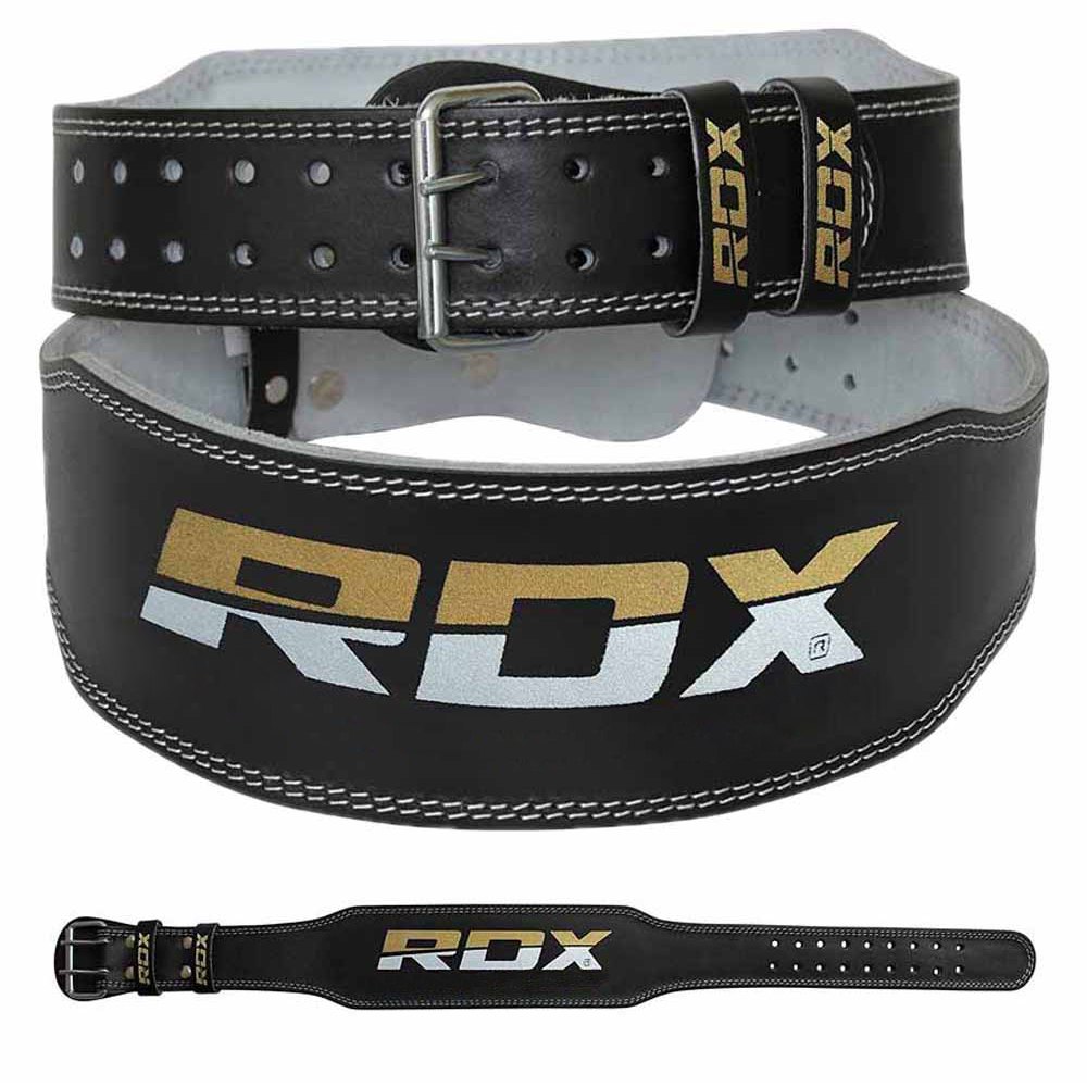 Rdx Sports 4´´ Leather Belt Schwarz M von Rdx Sports