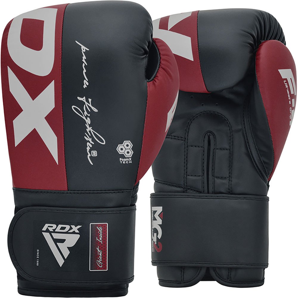 Rdx Sports Rex F4 Artificial Leather Boxing Gloves Rot,Schwarz 10 oz von Rdx Sports