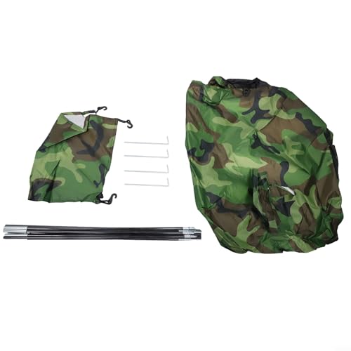 Ultraleichtes tragbares Zelt mit Anti-UV-Beschichtung, perfekt für Camping, 2 Personen (1 Person Camouflage) von ReachMall